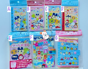 Tamagotchi Characters Stationary Mini Binder Organizer Calendar Bandai Japan 2005