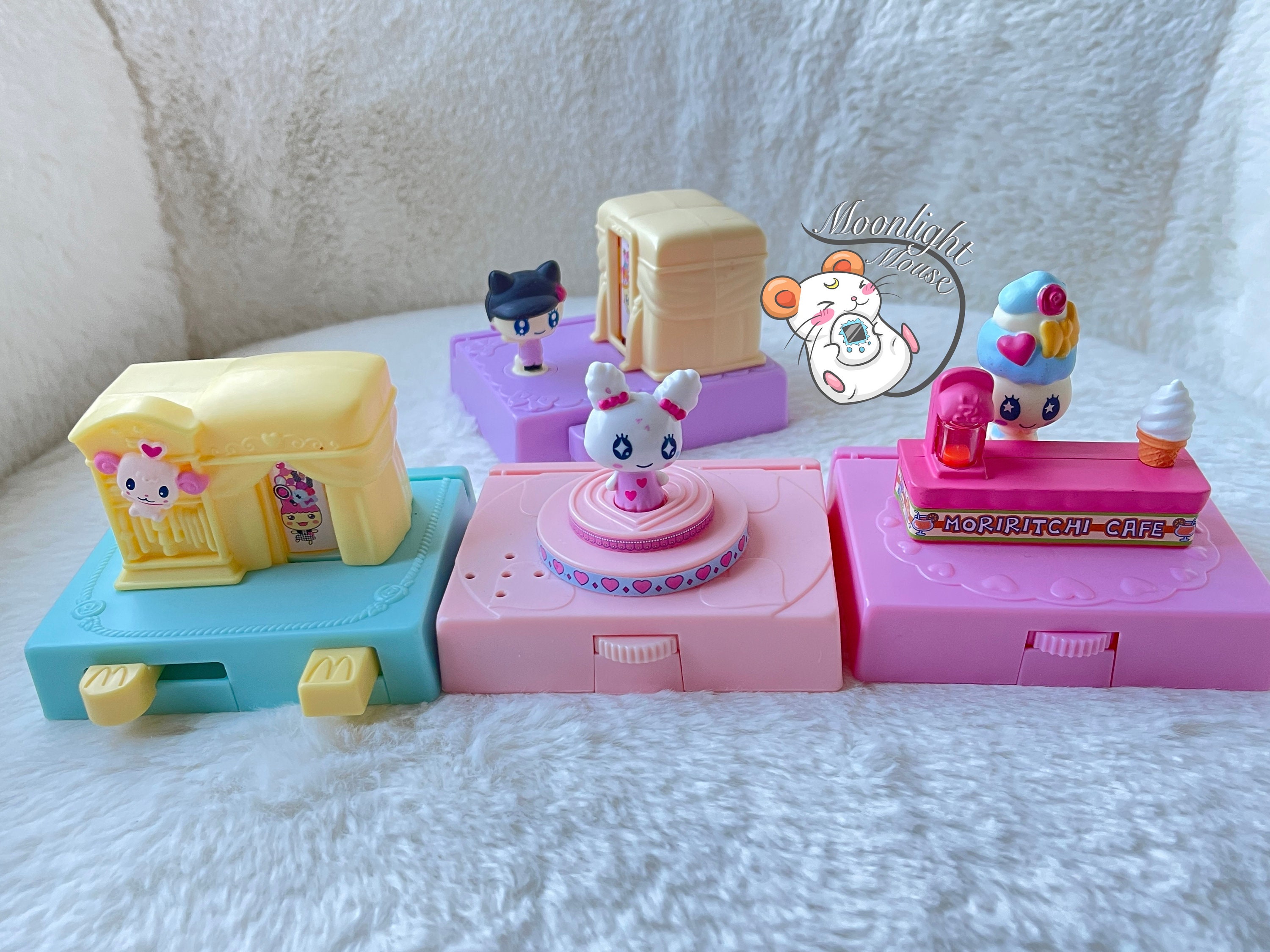 Tamagotchi Connection Mcdonald's Happy Meal Figures Bandai Japan
