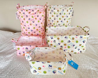 Tamagotchi Personajes originales Organizar cesta de almacenamiento Cesto para la colada Kutchipatchi Mametchi Memetchi Mimitchi