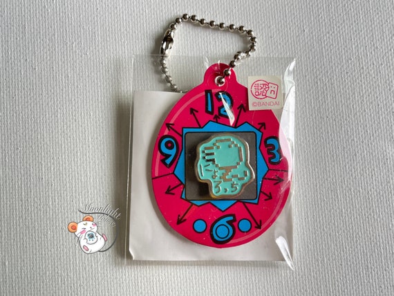 Tamagotchi Original Vintage Character Pin Charm Pink Blue