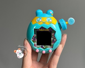 Tamagotchi Paradise Star Ura Mametchi 3D Print Top Cover Blue Yellow