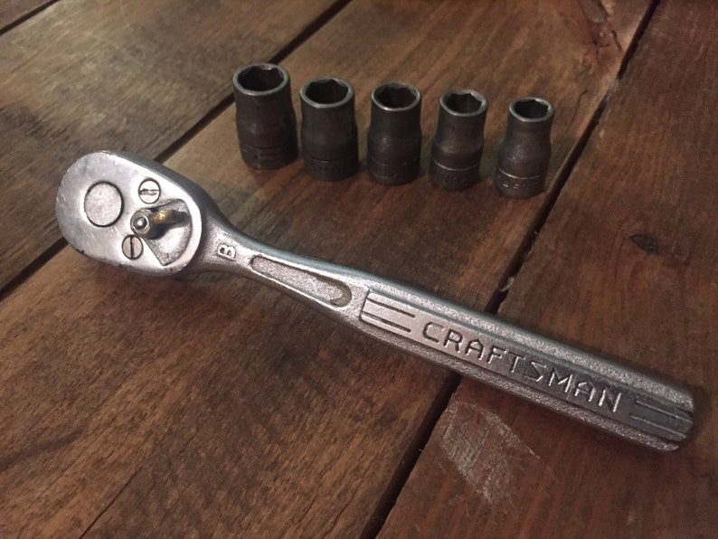Vintage Craftsman 1/4 Socket Set Etsy