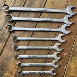 Vintage Craftsman Wrench Set