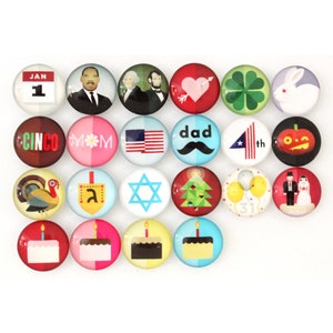 Holiday Magnets | New Year's Day | MLK Jr | Valentine's | St. Patricks | Easter | Juneteenth |4th of July | Halloween | Christmas