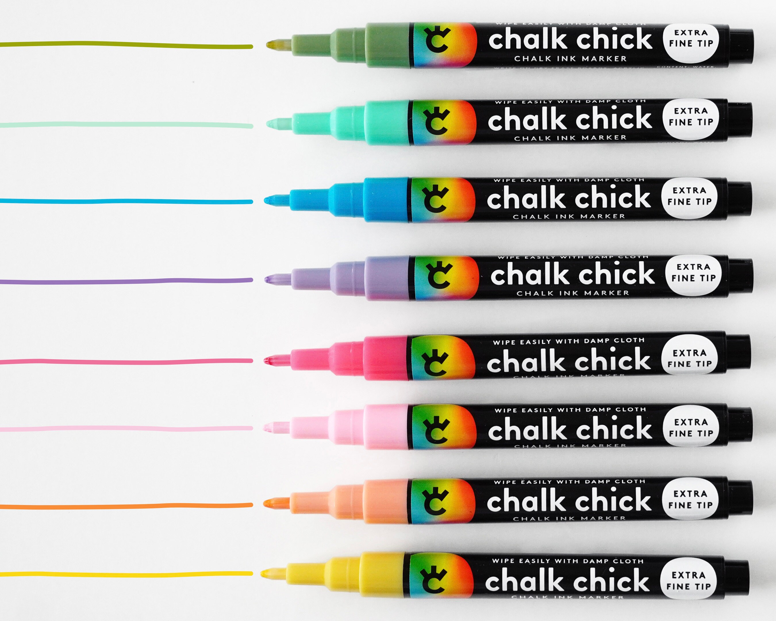Aottom Liquid Chalk Markers 12 Colors Erasable Fine Tip Chalkboard