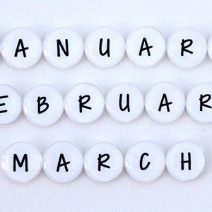 Month magnets!