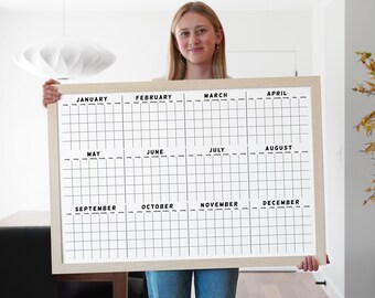 FULL YEAR calendar - 2026 LARGE Whiteboard Annual Calendar #24182