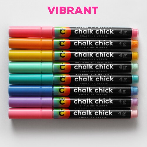 Chalk Ink Markers Vibrant Colors Etsy