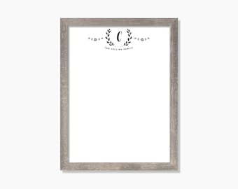 Whiteboard Memo Board - Dry erase calendar MEDIUM - Framed calendar  #18105