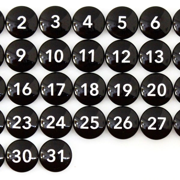 4" Magnetic Numbers - Etsy