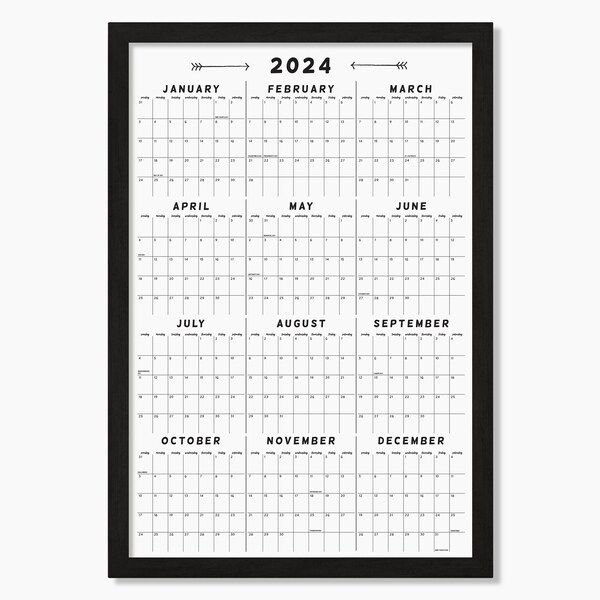 Big Ass Calendar Etsy