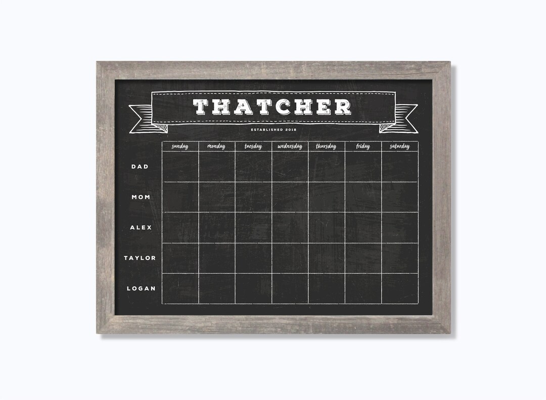 Family Calendar Custom 24x18 Dry Erase Calendar Family Wall Calendar family-calendar-custom-24x18-dry-erase-calendar-family-wall-calendar