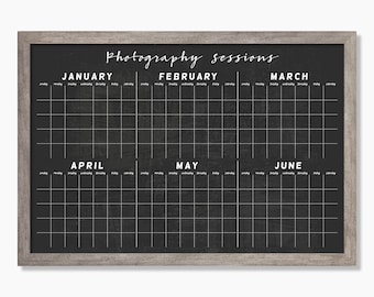 6 month calendar - 2023 LARGE Chalkboard Calendar #24201