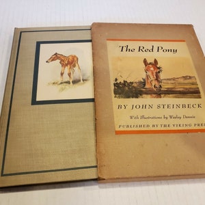 The Red Pony by John Steinbeck 1945 Hardcover w/Sleeve 1st Illustrated Edition