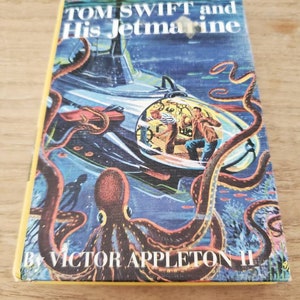 Tom Swift and his Jetmarine Victor Appleton II 1954 Hardcover  Volume 2 Grosset and Dunlap
