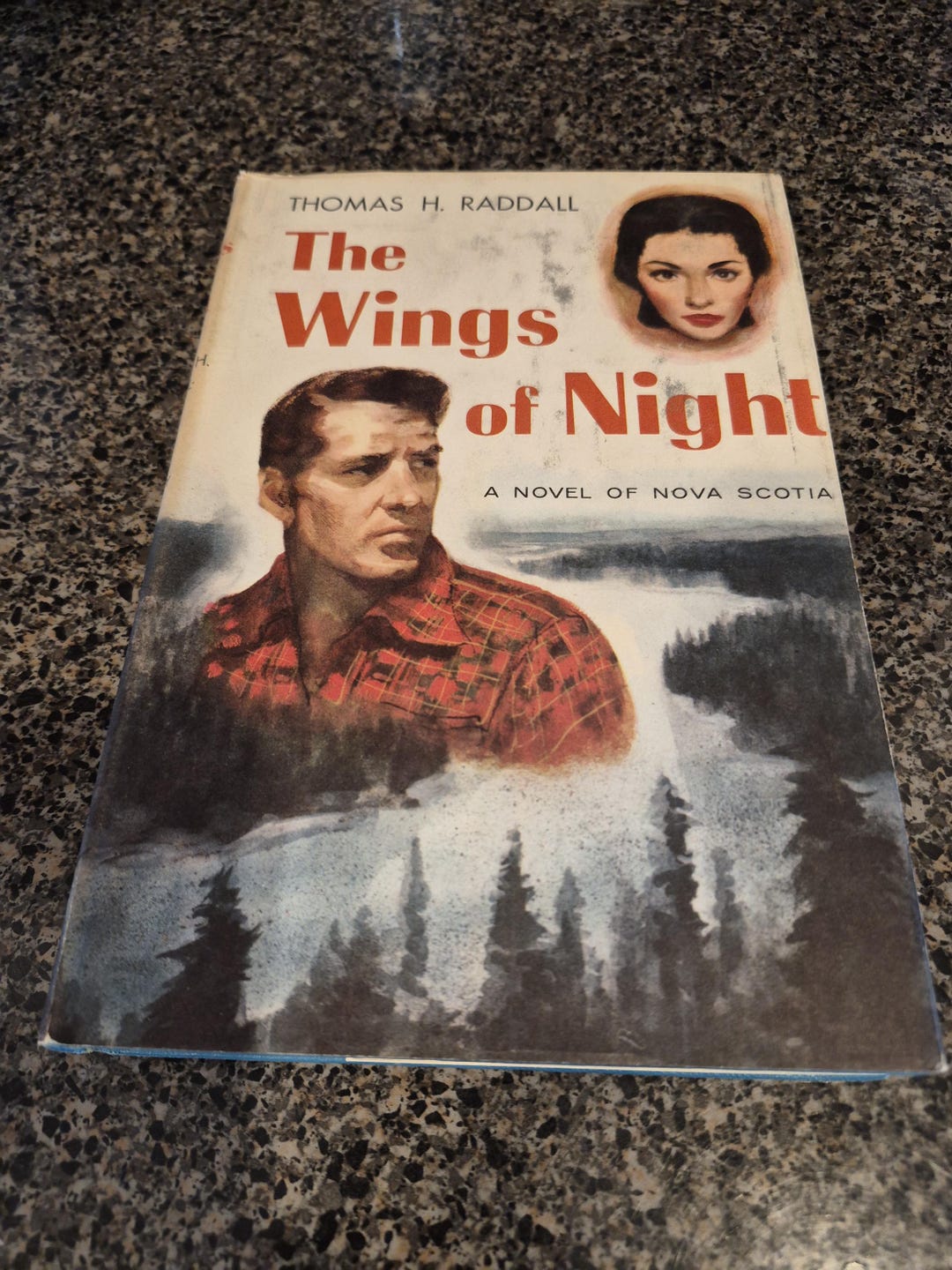 Tom Raddall The Wings of Night by Thomas Raddall (1956) Vintage Hardcover Book With ...