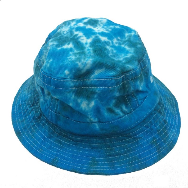 Tie Dye Bucket Hat Turquoise Aqua , Tie Dye Hat, Unisex, Festival Hat