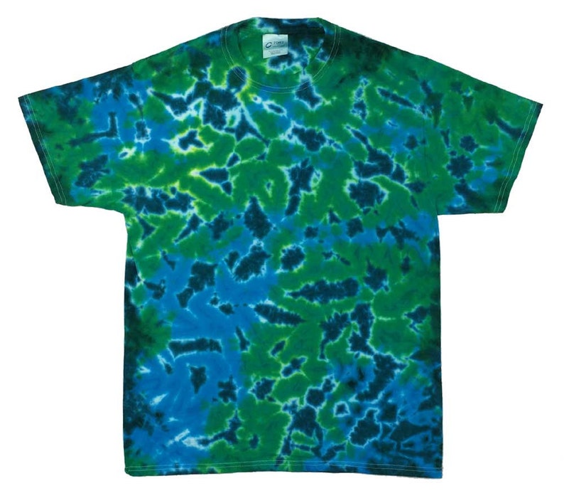 crinkle tie dye shirt