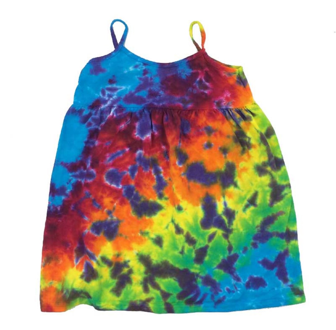 Tie Dye Summet Dreasez Tie Dye Summer Dress Rainbow Plum Summer Dress Girls Dress - Etsy