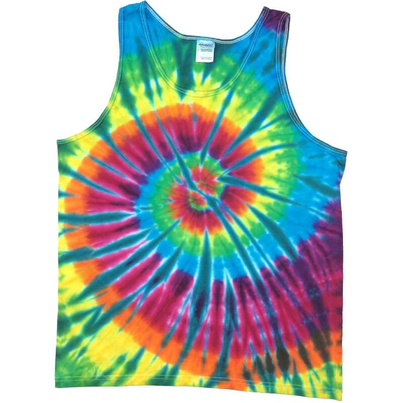 Strawberry tie dye tank main image 0