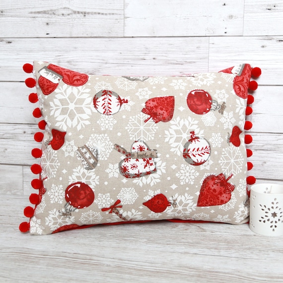 Christmas pillow cover snowflake and Xmas Cookies Pillow Cover | Pillows