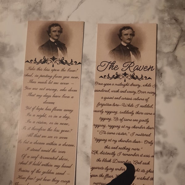 Edgar Allan Poe Bookmark