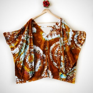 Tie Dye Kimono | Women's Festival Clothing | Tie Dye Shawl bild 1