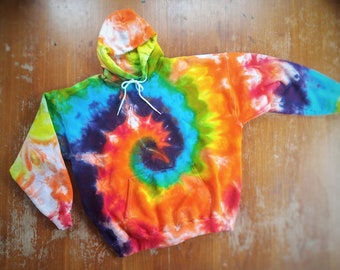 Tie Dye Hoodie Women | Hand Dyed Oversized Sweatshirt | Boho Festival Hoodie | Slow Fashion Comfort Colors