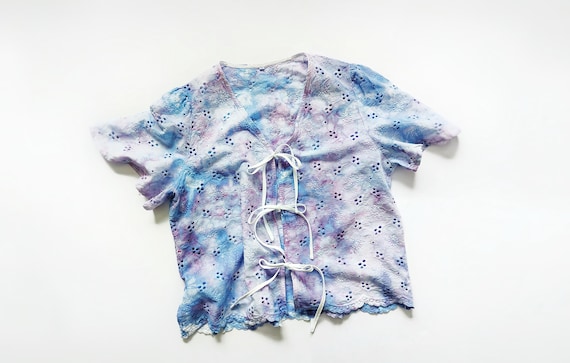 Embroidered Flower Blouse