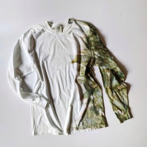 Slow Fashion | Hand Dyed Clothing | Tyemeupdesigns | Long Sleeve Tie dye
