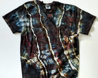 Ice Dyed Tie Dye T-Shirt | Comfort Colors Cotton | Unique Clothing | Street Style Tee