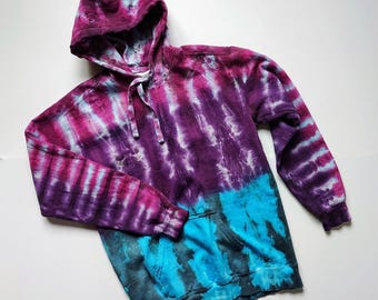 Tie Dye Hoodie Women | Hand Dyed Oversized Sweatshirt | Boho Festival Hoodie | Slow Fashion Comfort Colors