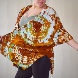 Tie Dye Kimono | Women's Festival Clothing | Tie Dye Shawl bild 3