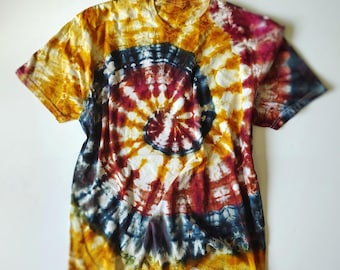 Plus Size Tie Dye Shirt Women | Muted Boho Hand Dyed Tee | Slow Fashion Top | Upcycled Comfort Colors T-Shirt