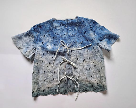 Embroidered Flower Blouse