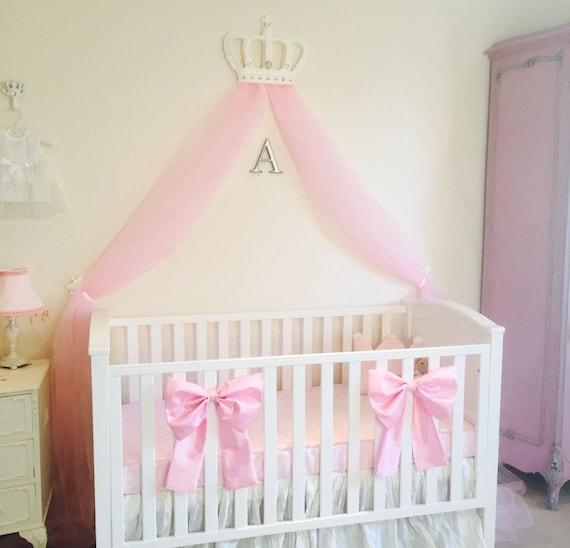 Beautiful Princess Crib Bows Neutral Baby Bedding Crib Etsy