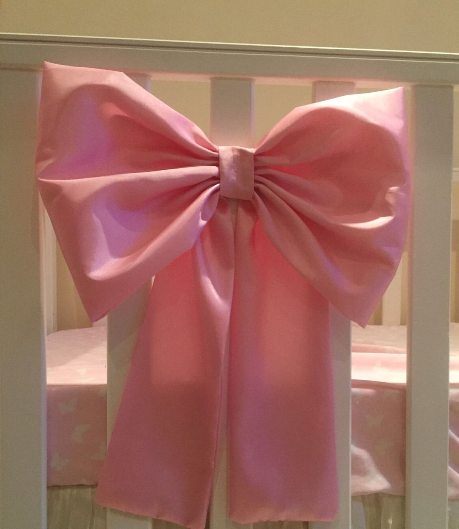 Beautiful Princess Crib Bows Neutral Baby Bedding Crib Etsy