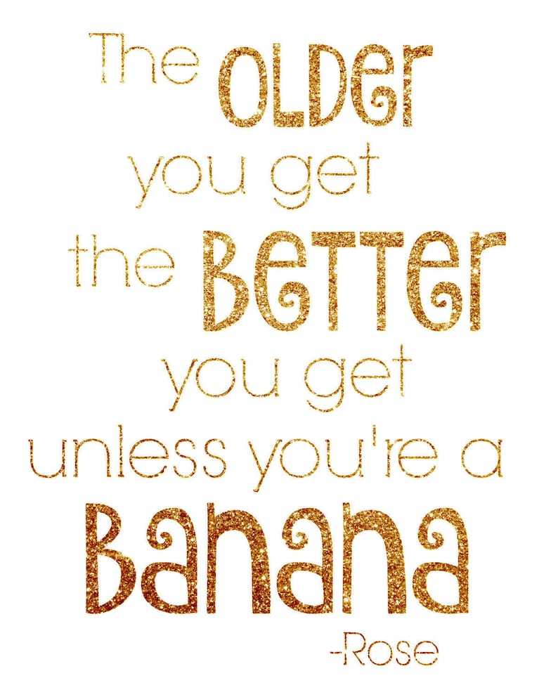golden girls quote print setprintable quote 5x7 size etsy