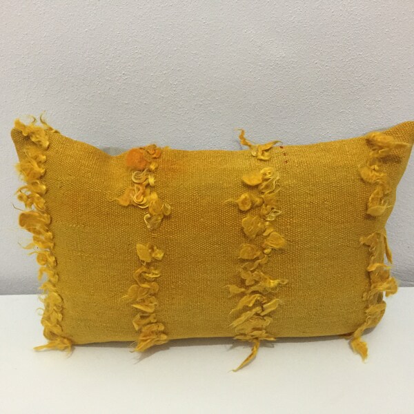 Almohada decorativa de Tulu, 16x24 en 40x60 cm, almohada kilim hecha a mano, almohada kilim, funda de almohada de tiro decorativo, almohada lumbar, funda de almohada