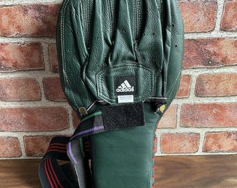 VINTAGE Adidas leren sparringhandschoen kickboksen karate judoboksen MMA | Korea: