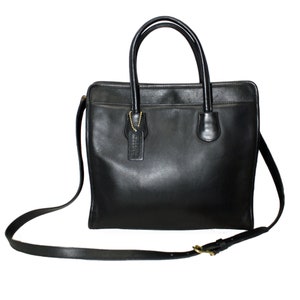 美品 2207 Vintage Coach Totebag Black Vintage Coach Leather Tote bag for Laptop or work (22075) | eBay