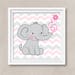 Elephant Printable Art Set for Kid's Room Nursery Wall - Etsy