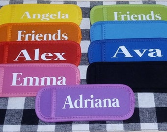 Personalized Neoprene Popsicle Sleeve, Frozen Treat Holder