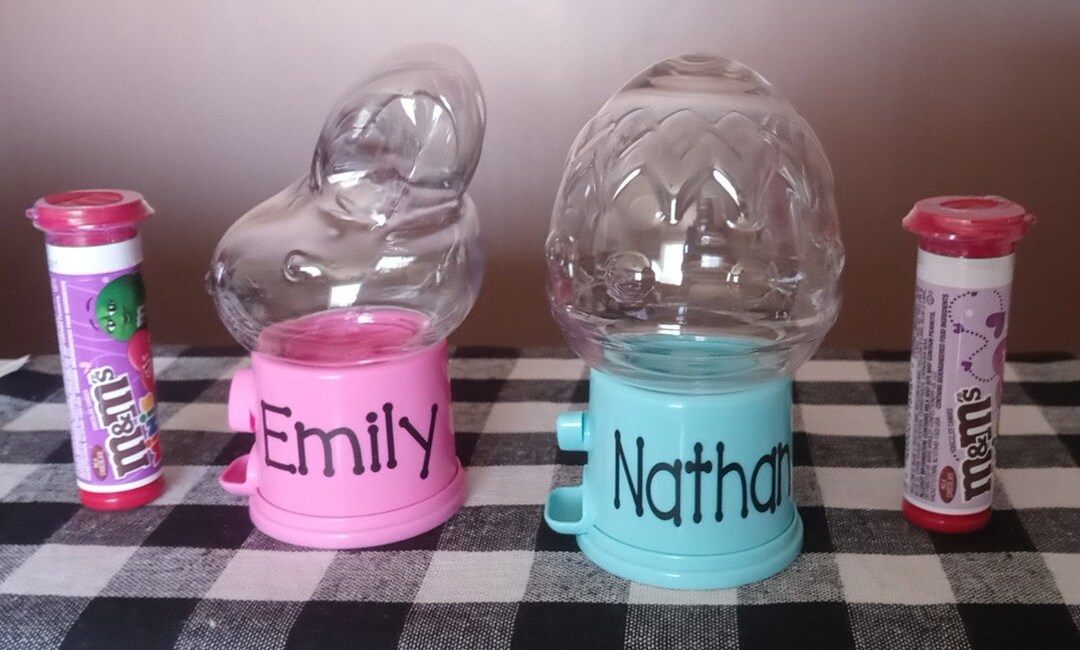 Easter Bunny Candy Dispenser, Easter Egg Candy Dispenser, Personalized