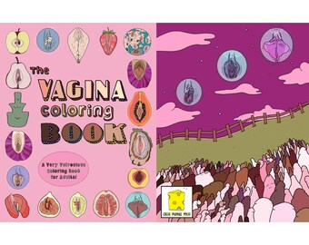 Download Vagina Coloring Book Etsy