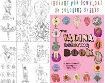 Download Vagina Coloring Book Etsy