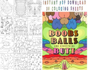 Download Vagina Coloring Book Etsy