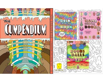 The Cumpendium: A Semensational Adult Coloring Book!
