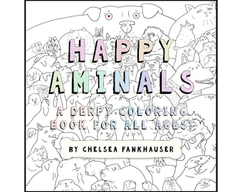 Happy Aminals: A Derpy Coloring Book for All Ages!