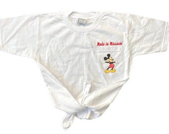 SALE! Disney Mickey Mouse Pocket Tshirt Unisex Mens Womens Disneyland Disneyworld Disney Vacation Disney Shirt Disney Made in Missouri